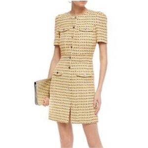 Maje tweed dress 💛